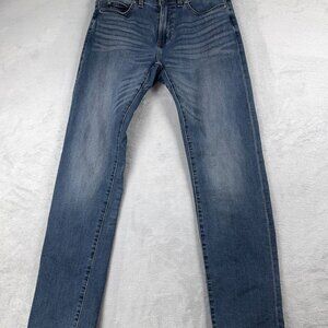 Lee Straight Leg Jeans Mens Size 32X32 Extreme Motion Slim Fit 102018456 Blue